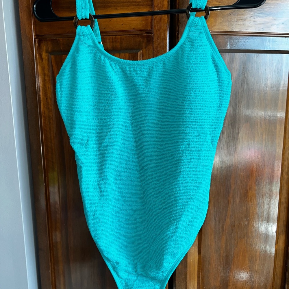 Vibrant Teal One-Piece Swimsuit
